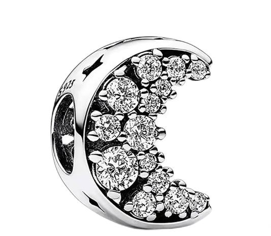 Moon charm 925 Sterling Silver