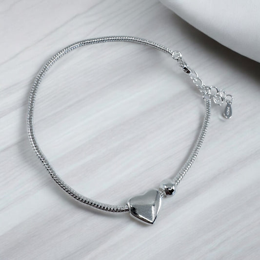 Bracelet heart 925 Sterling Silver