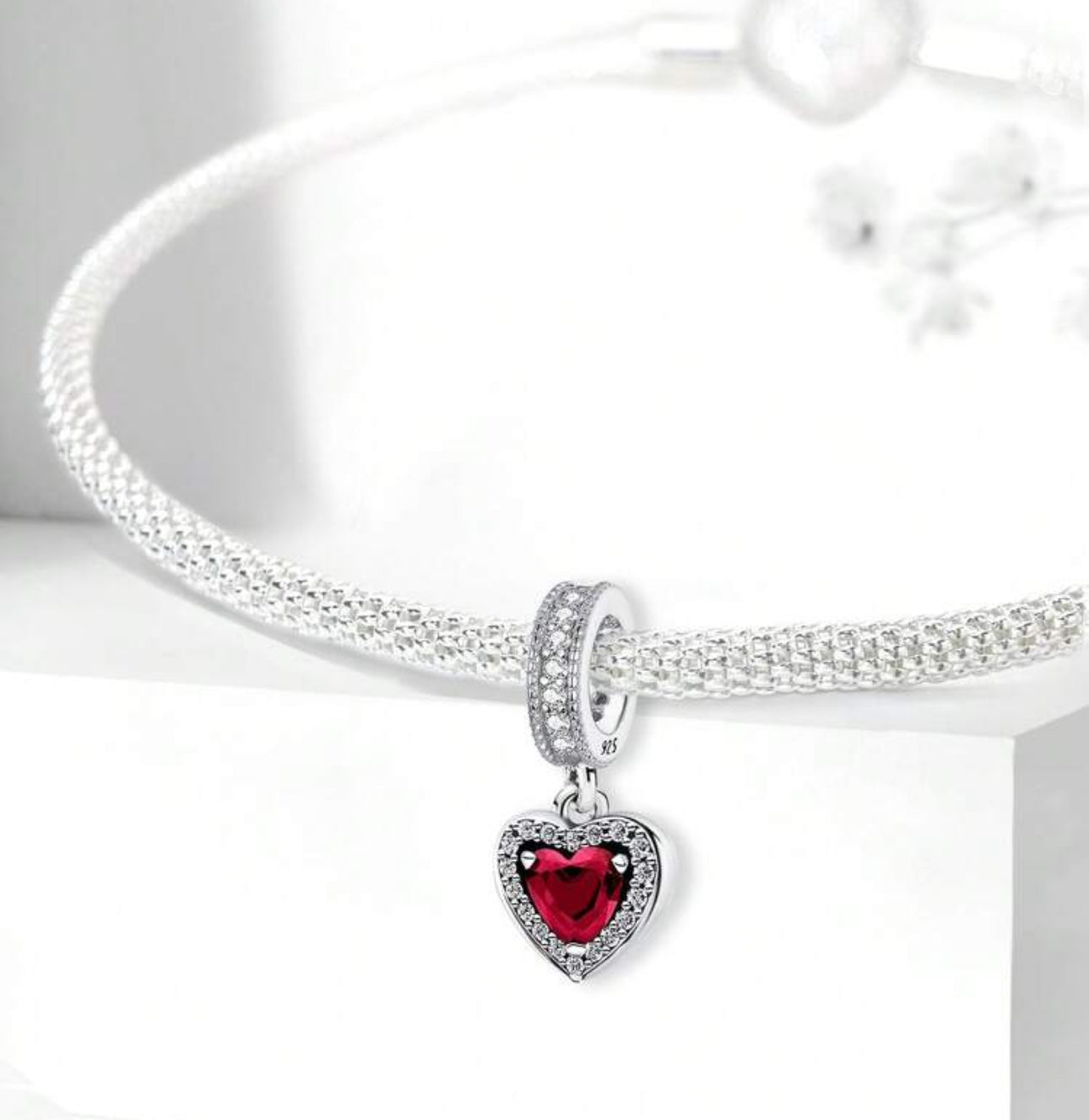 Red Heart Charm