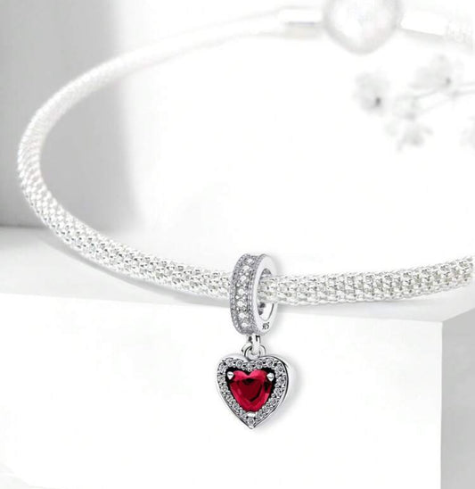 Red Heart Charm